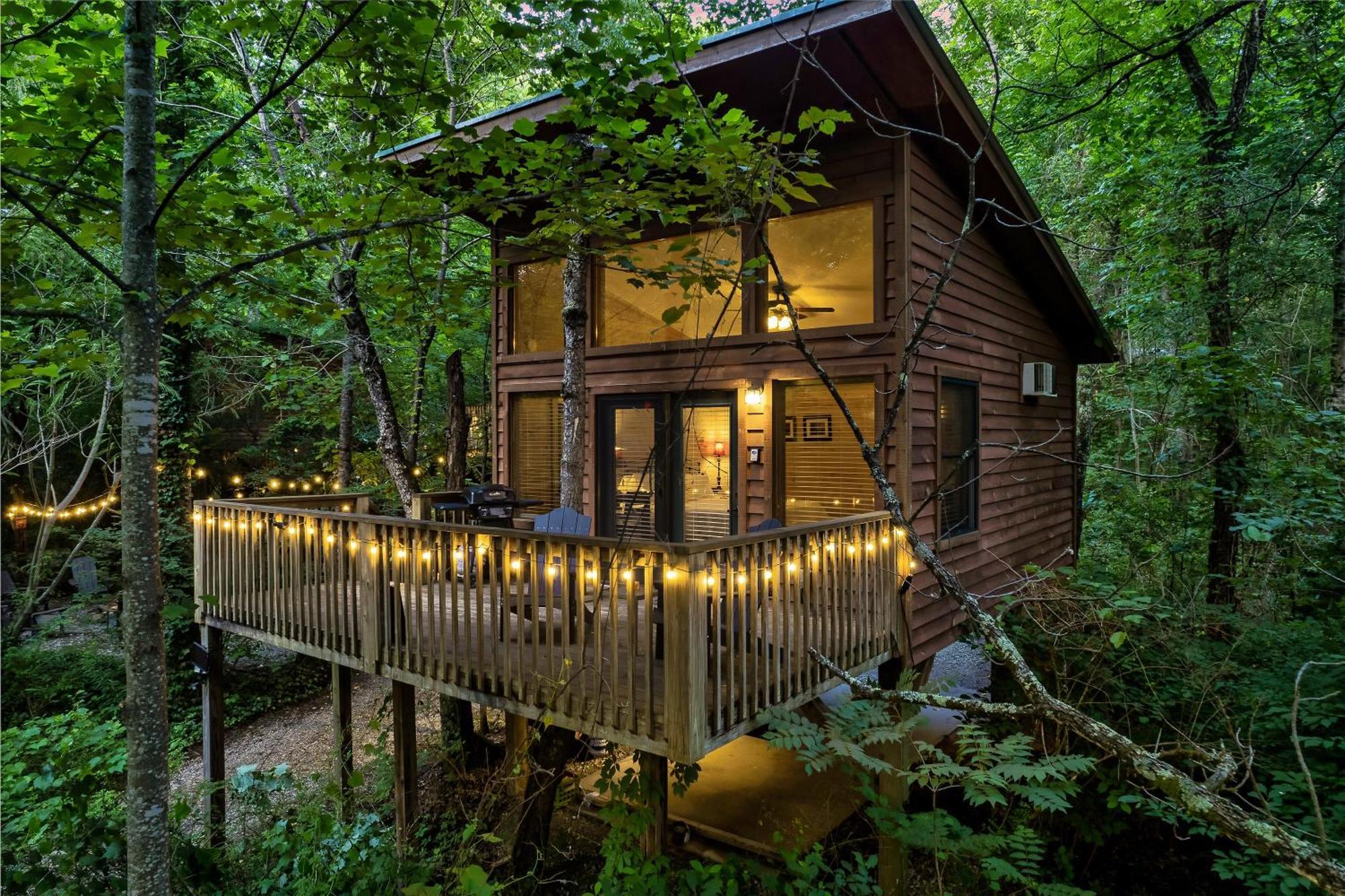 Rivers Edge Treehouses Robbinsville Esterno foto