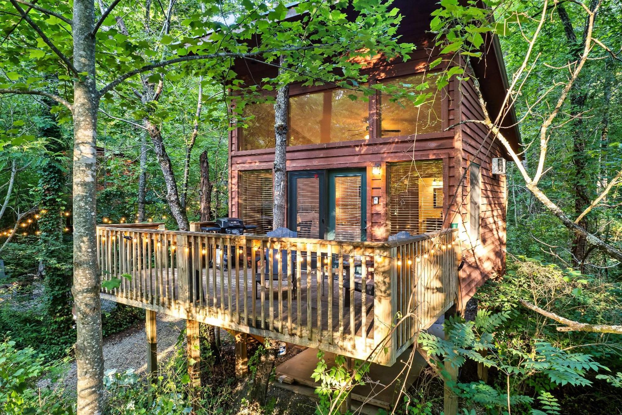 Rivers Edge Treehouses Robbinsville Esterno foto