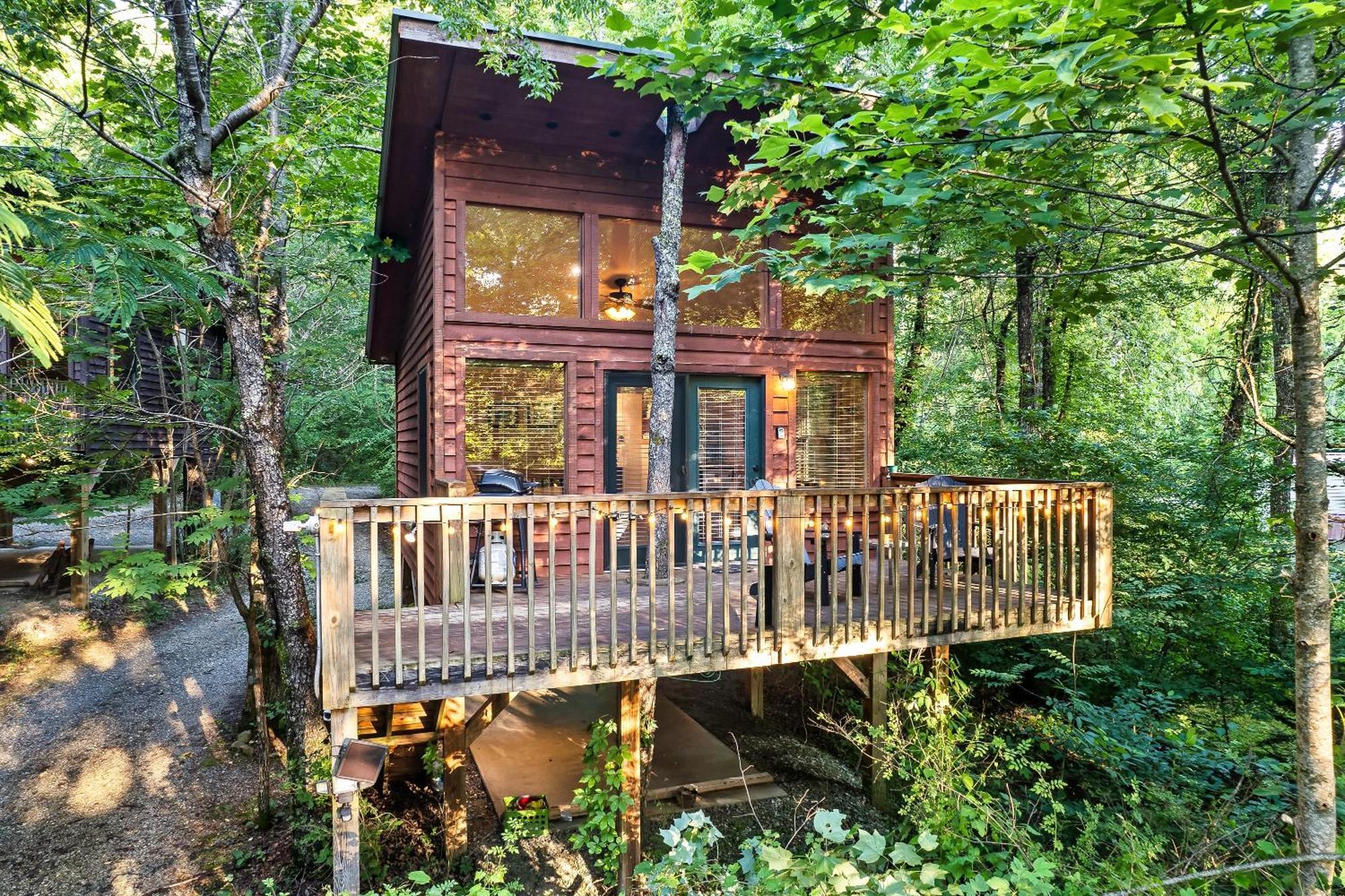 Rivers Edge Treehouses Robbinsville Esterno foto