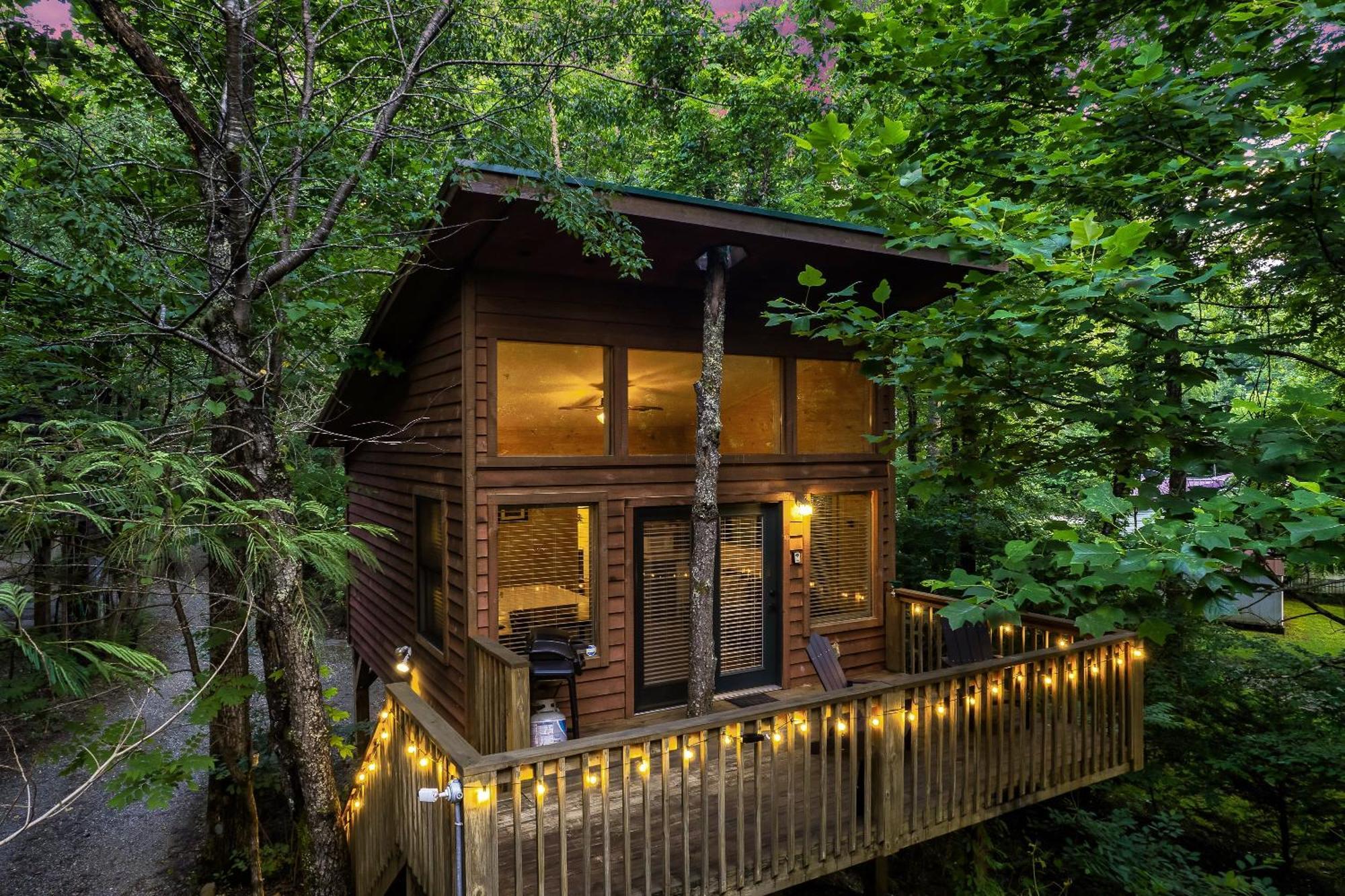 Rivers Edge Treehouses Robbinsville Esterno foto