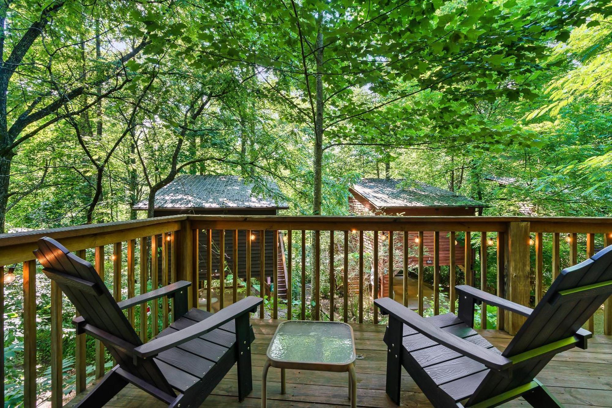 Rivers Edge Treehouses Robbinsville Esterno foto