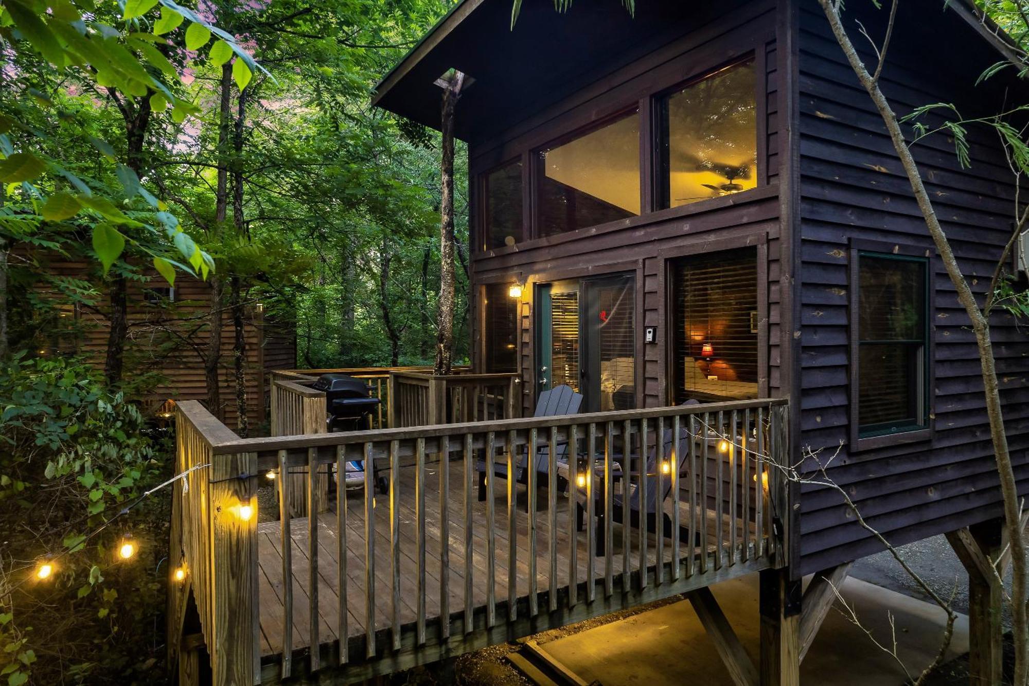 Rivers Edge Treehouses Robbinsville Esterno foto