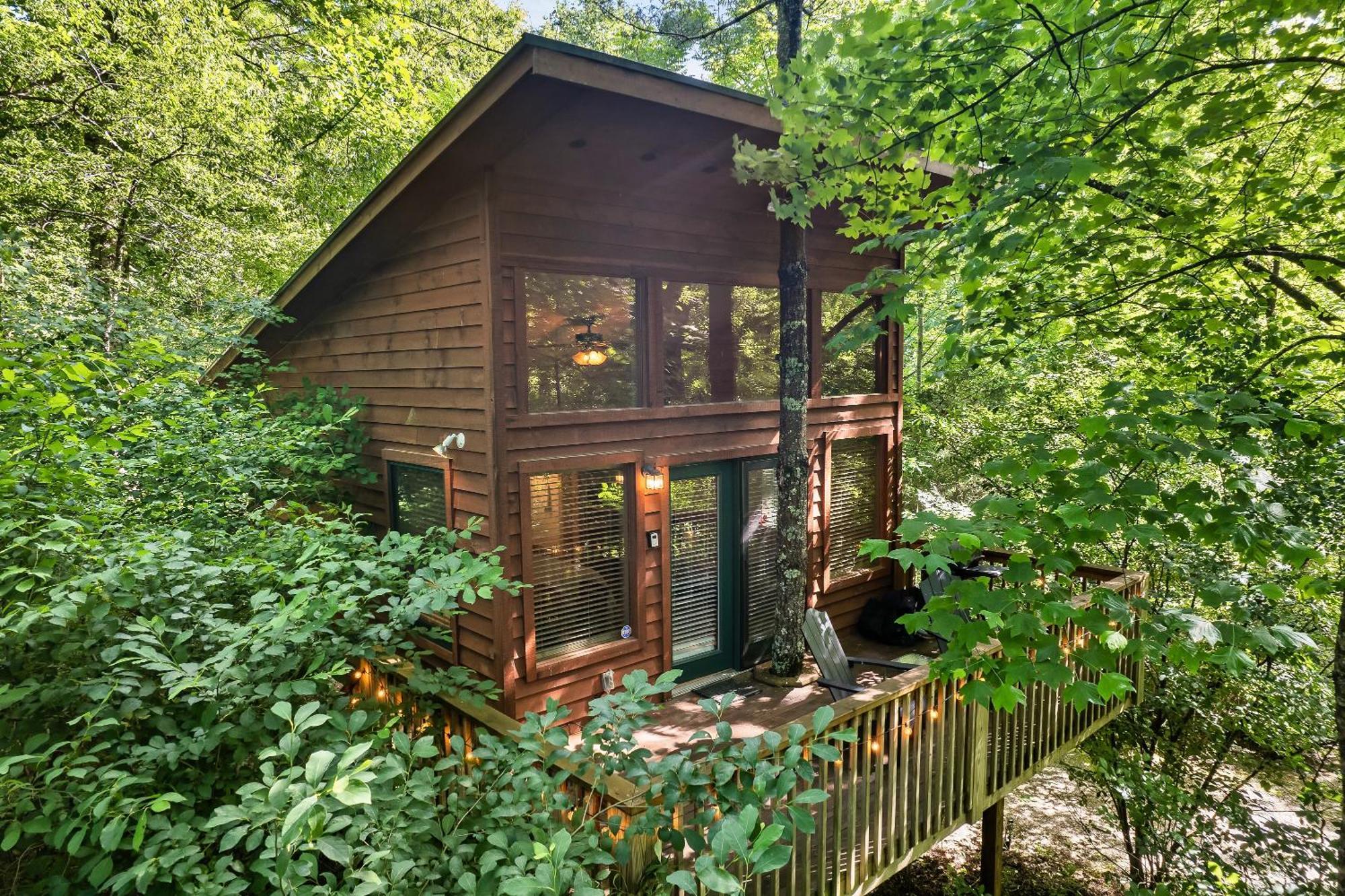 Rivers Edge Treehouses Robbinsville Esterno foto