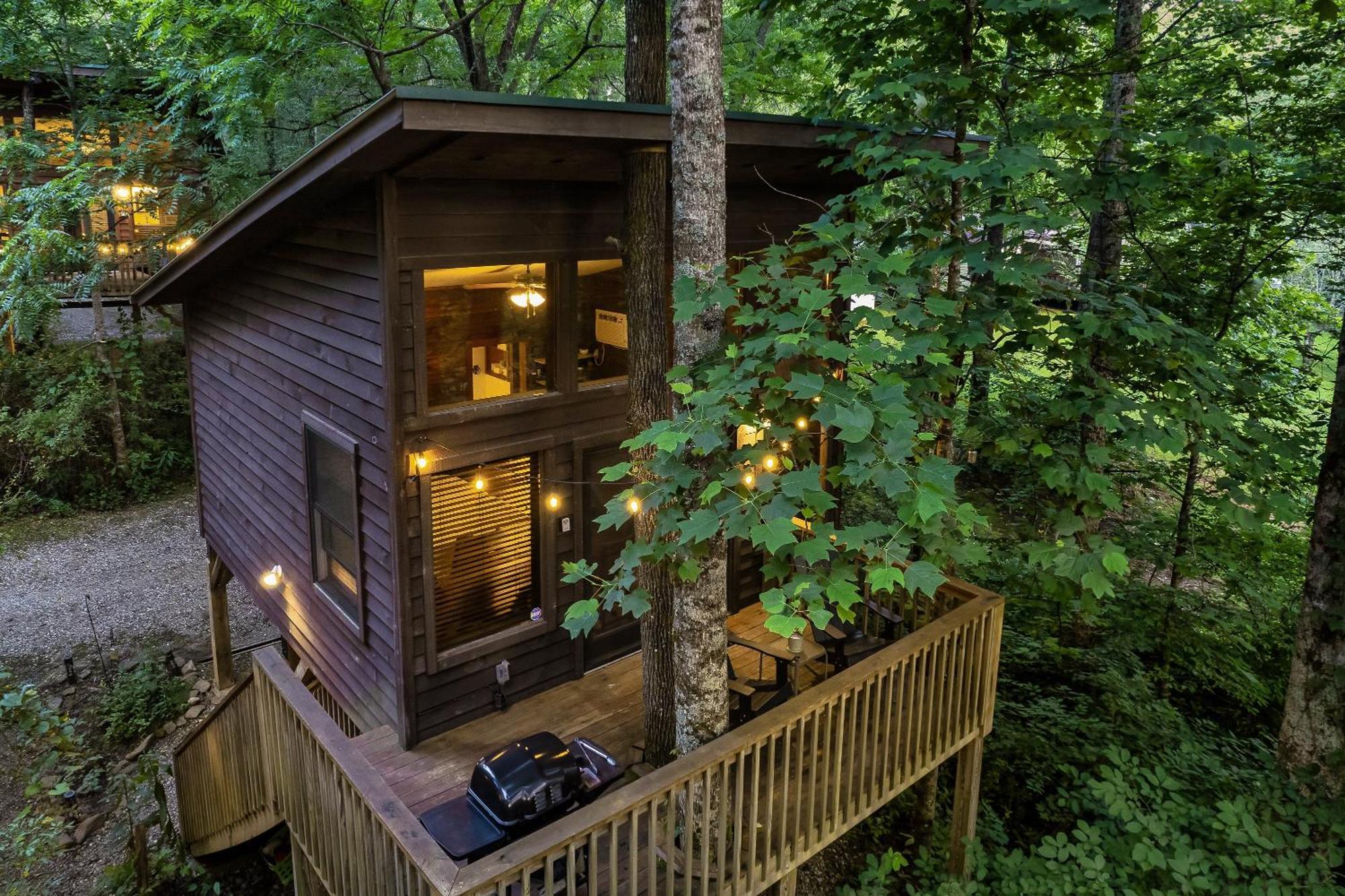 Rivers Edge Treehouses Robbinsville Esterno foto