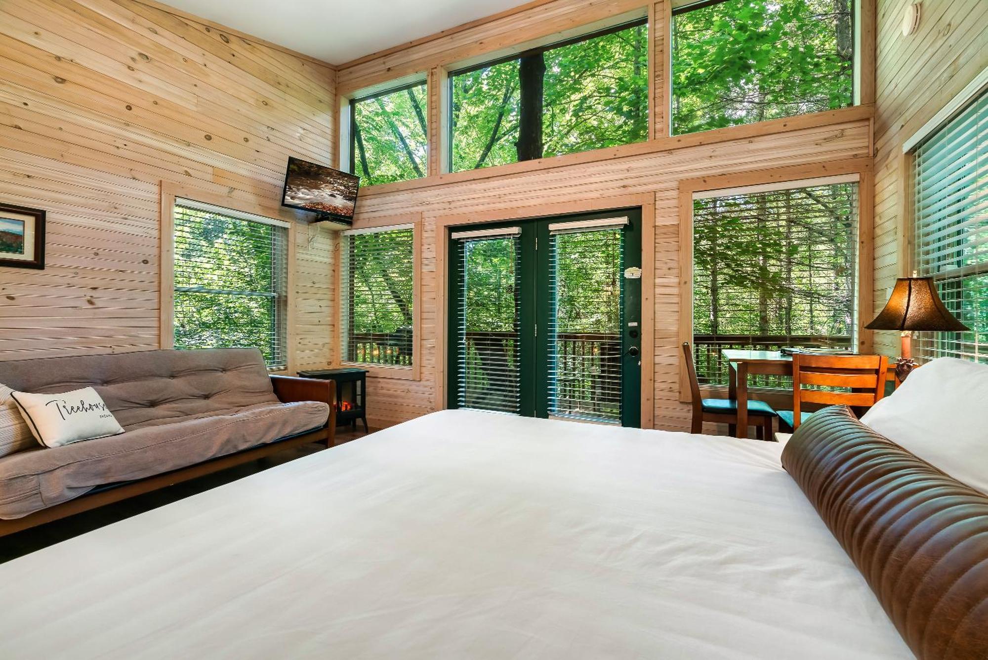 Rivers Edge Treehouses Robbinsville Esterno foto