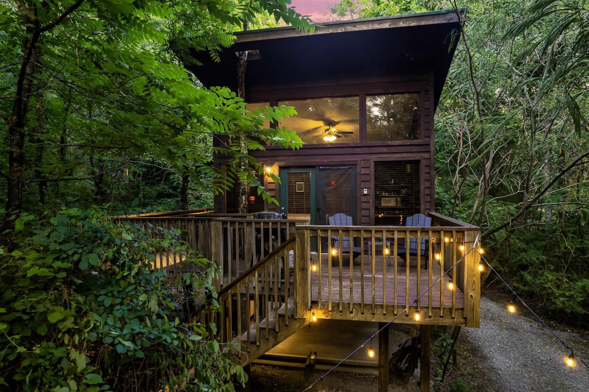 Rivers Edge Treehouses Robbinsville Esterno foto