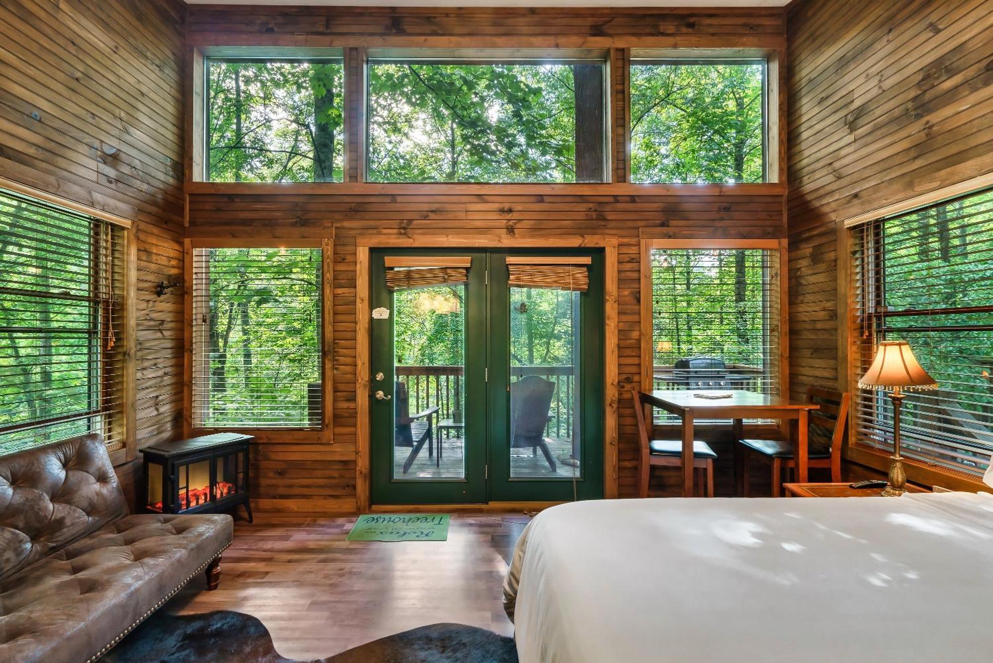 Rivers Edge Treehouses Robbinsville Esterno foto