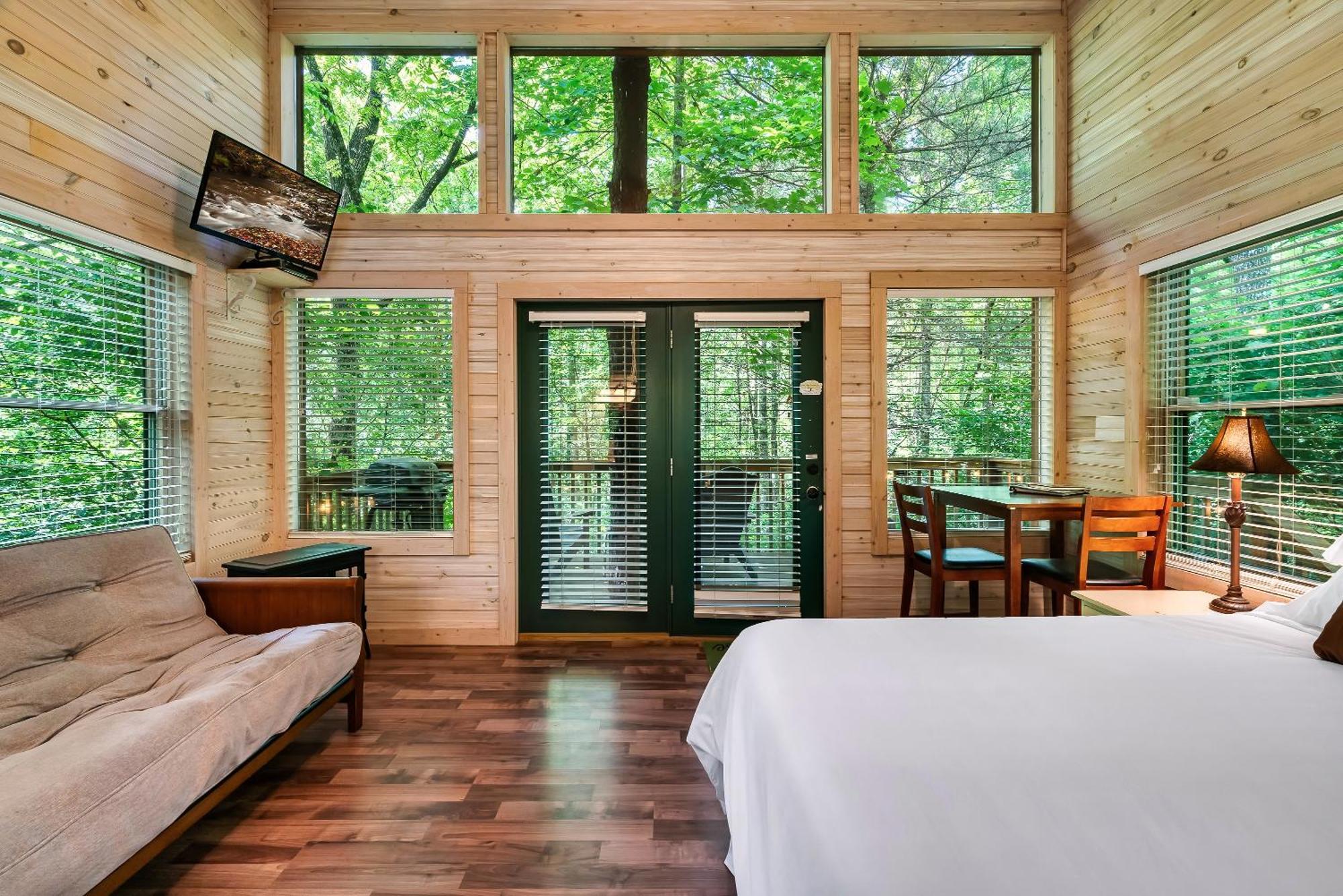 Rivers Edge Treehouses Robbinsville Esterno foto