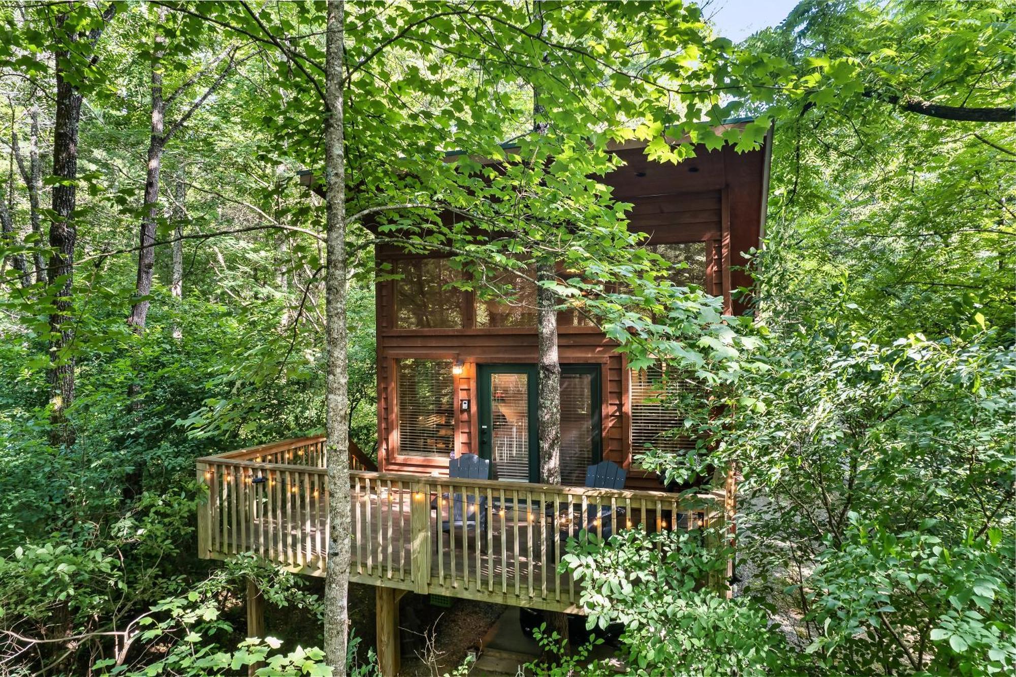 Rivers Edge Treehouses Robbinsville Esterno foto