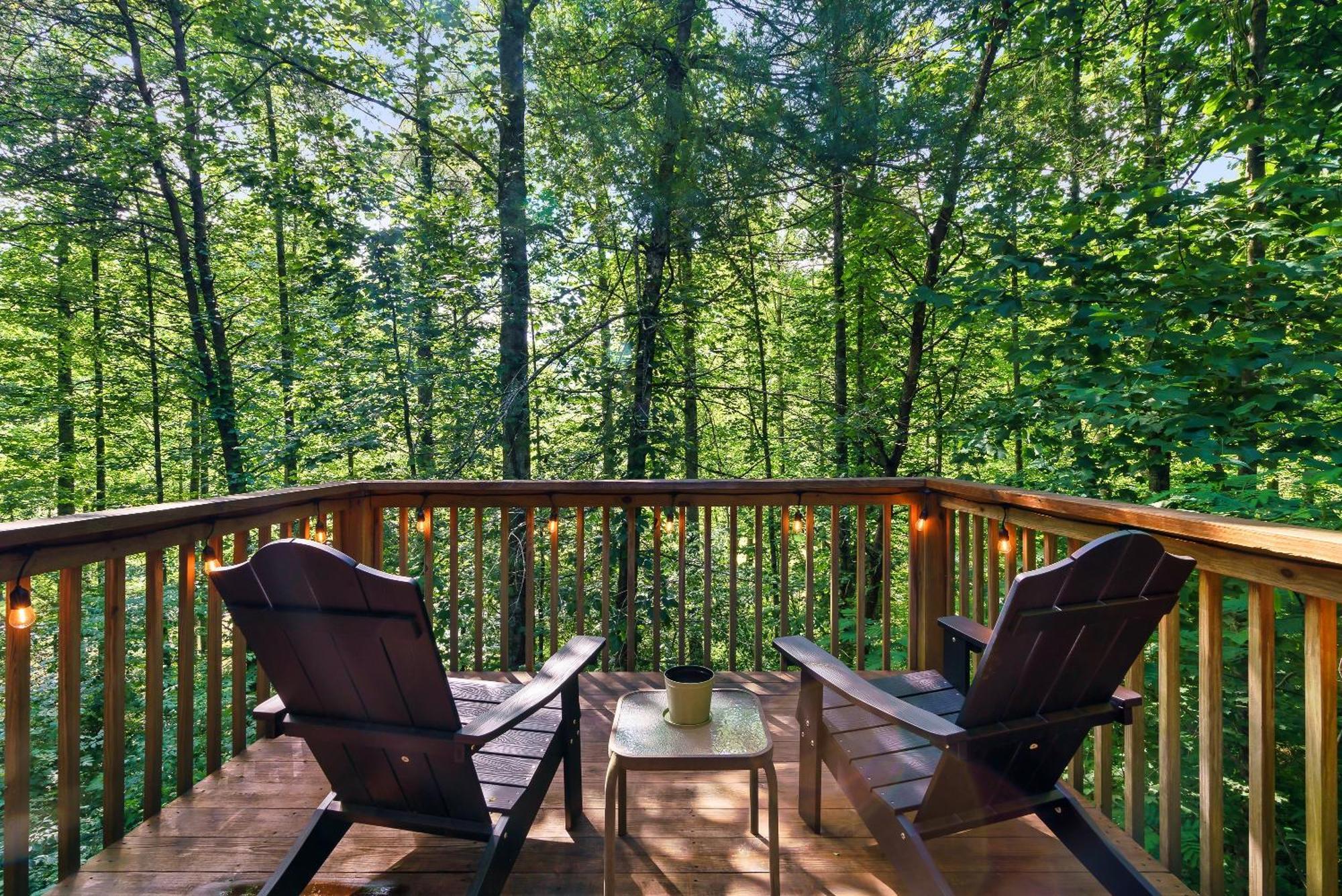 Rivers Edge Treehouses Robbinsville Esterno foto