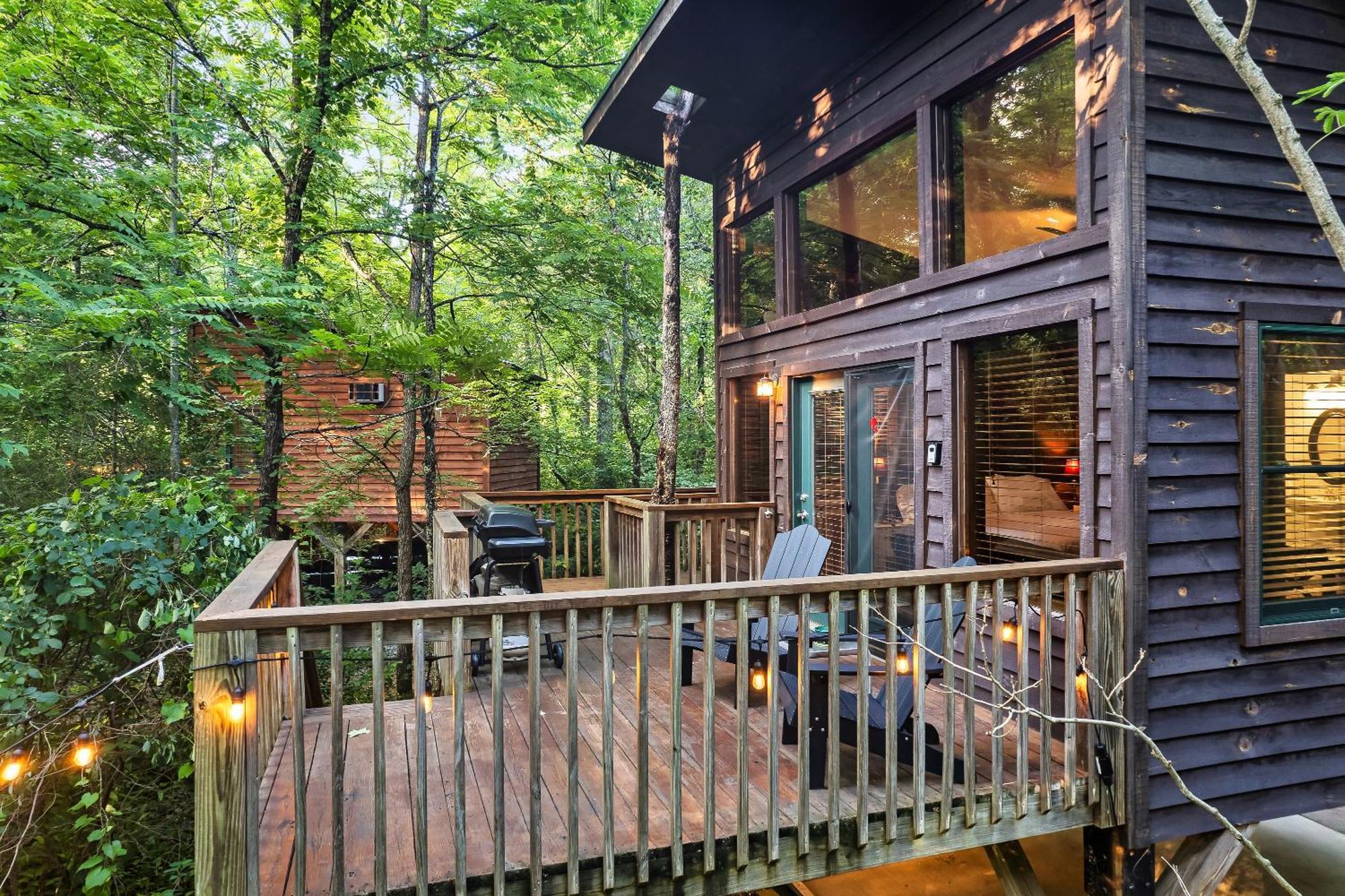 Rivers Edge Treehouses Robbinsville Esterno foto