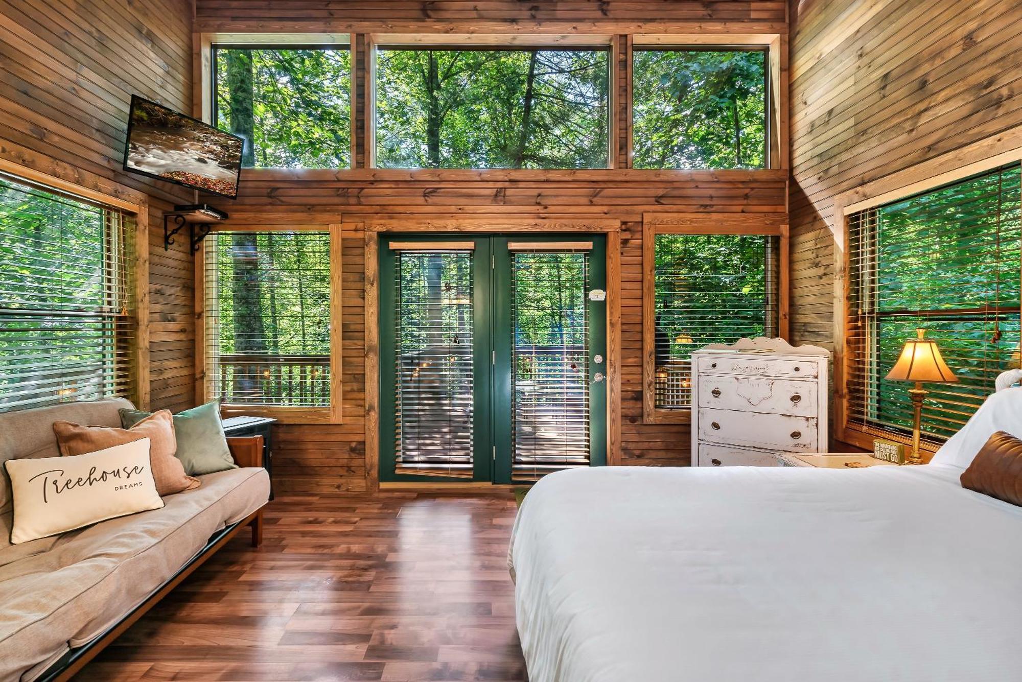 Rivers Edge Treehouses Robbinsville Esterno foto