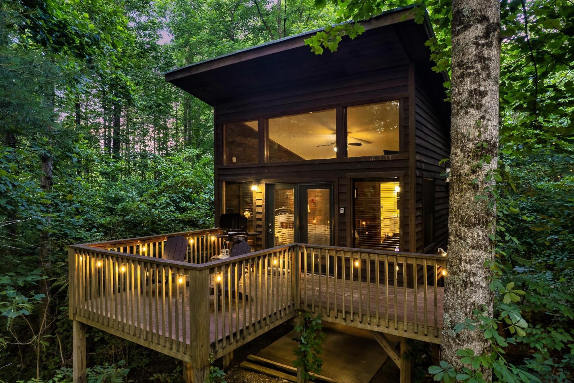 Rivers Edge Treehouses Robbinsville Esterno foto