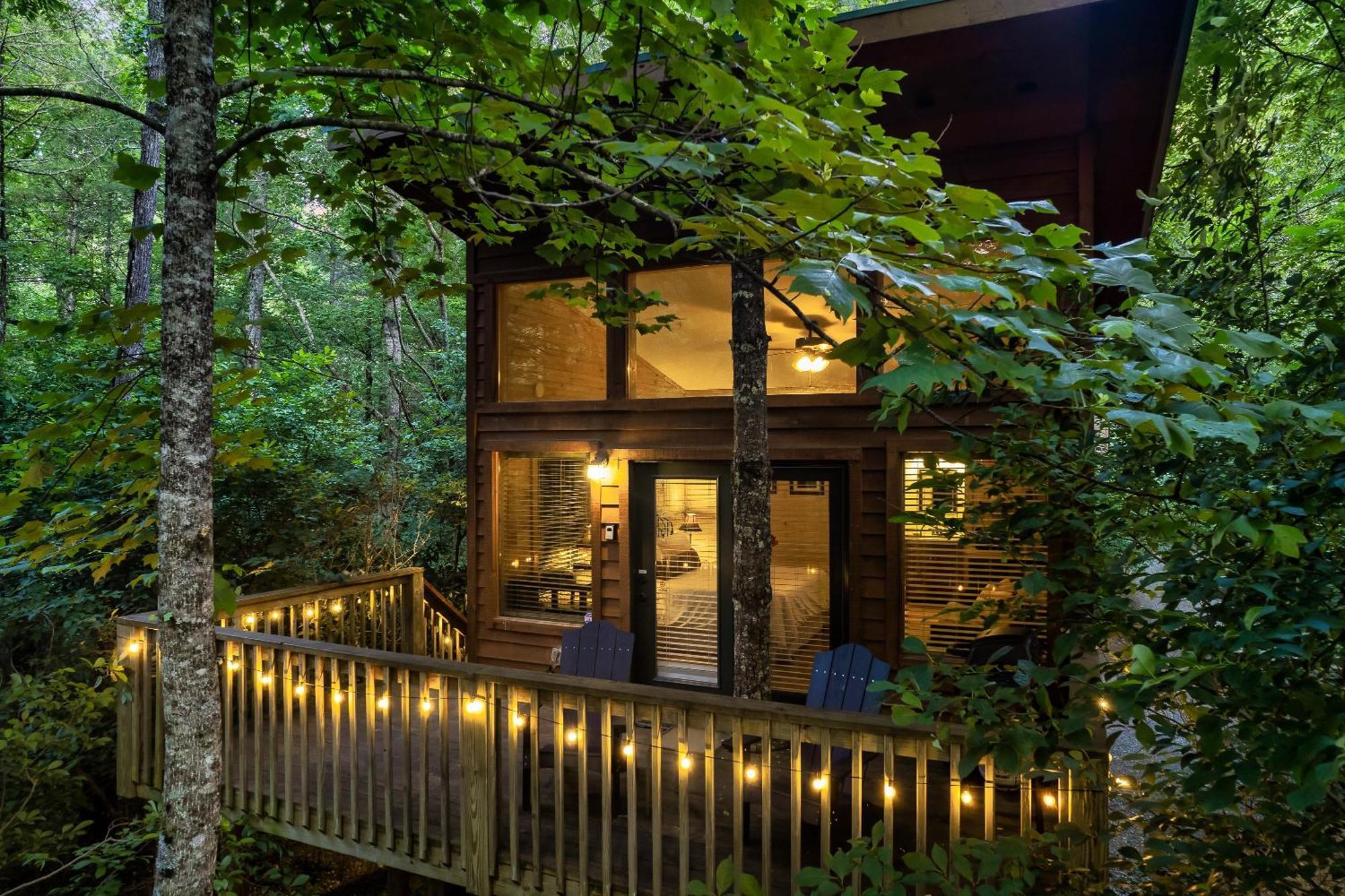 Rivers Edge Treehouses Robbinsville Esterno foto